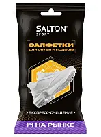 Salton sport влажные салфетки для очищения белой обуви и подошв 15 шт