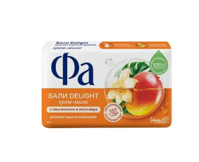 Фа твёрдое крем мыло бали delight 90 г новинка 