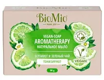 BioMio bio натуральное мыло зеленый чай и эфирное масло бергамота 90 г