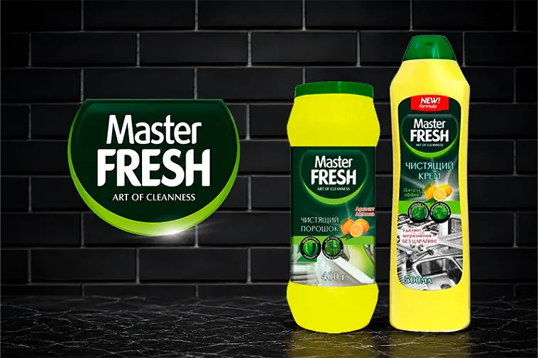 Чистящие средства Master FRESH с ароматом лимона