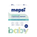 Mepsi стиральный порошок на основе натурального мыла гипоаллергенный для детского белья 400 г