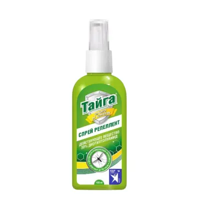 Тайга дэта спрей репеллентный от комаров 100 мл 
