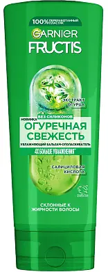 Fructis бальзам ополаскиватель огуречная свежесть для волос склонных к жирности 387 мл