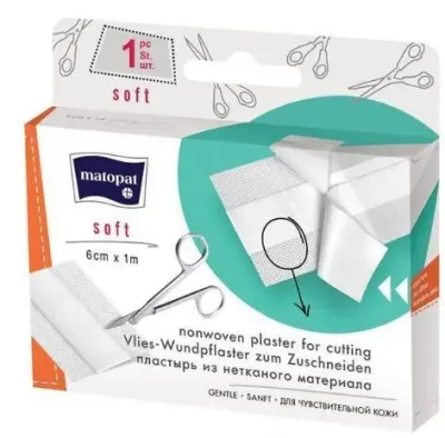 Bella Matopat пластырь soft 6см 0,5м по 1 шт 