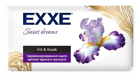 EXXE мыло парфюмированное sweet аромат ириса и мускуса 140г