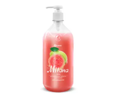 Milana крем мыло жидкое увлажняющее гуава флакон 1000 мл 
