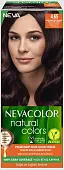 Nevacolor Natural Colors стойкая крем краска для волос 4.65 RED MAHOGANY BROWN махагон красное дерево шатен