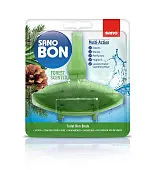 SANO гигиеническое средство для мытья унитаза зелёный лес подвесной блок 55 гр