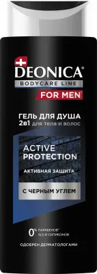 Deonica for men гель для душа 250 мл 