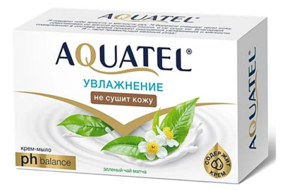 ВЕСНА Aquate крем мыло твердое зеленый чай матча 4*75 г 300 г 