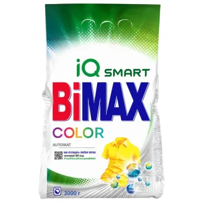 BiMax автомат колор стиральный порошок 3 кг 