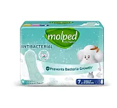 Molped антибактериальные прокладки c крылышками ночные 7 шт