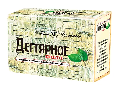 Невская Косметика мыло туалетное дегтярное 4*100 г