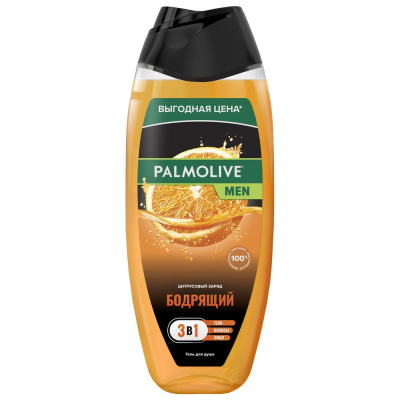Palmolive душ гель for men цитрусовый заряд бодрящий 500 мл 