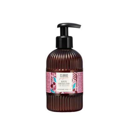 Clario парфюмированный крем аквабаланс для тела и рук вишнёвый поцелуй 270 мл 