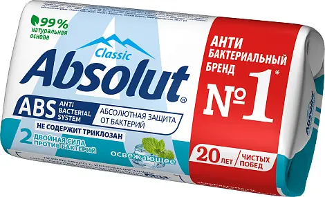 ABSOLUT туалетное мыло освежающее 90 г