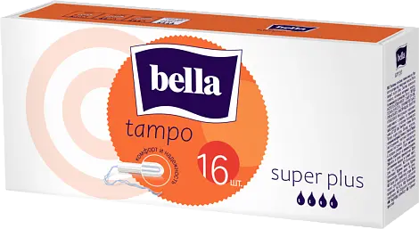 BELLA Тампоны женские гигиен. без апплик. comfort марки ' bella' Super Plus по 16шт