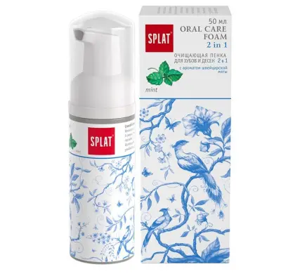 Splat пенка очищающая для полости рта Мята 50мл 
