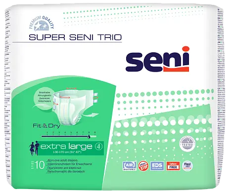Подгузники BELLA SUPER SENI TRIO по 10 шт