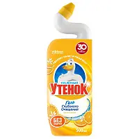 Туалетный Утенок активный чистящее средство для унитаза цитрус 5 в1 500 мл