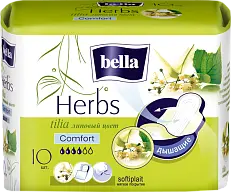 Прокладки BELLA с экстрактом липового цвета 10шт