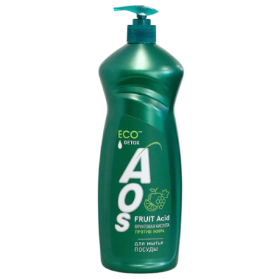 АОS средство для мытья посуды с фруктовыми кислотами 900 мл 