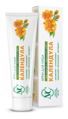 Невская Косметика календула крем для лица увлажняющий 40мл 