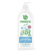 Synergetic гель бальзам для посуды pure 0% 1 л