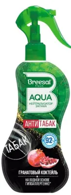 Breesal нейтрализатор запаха антитабак гранатовый коктель 375мл 