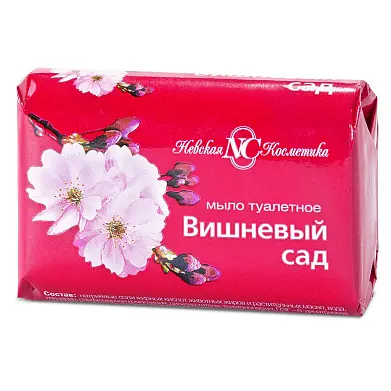 Невская Косметика туалетное мыло вишневый сад 90 г