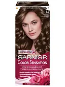 Garnier Color Sensation стойкая крем краска для волос оттенок 5.0 сияющий светло каштановый