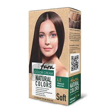 КЛ краска для волос fara natural colors soft 303 темный каштан