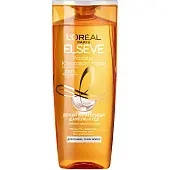 Elseve легкий питательный шампунь роскошь кокосового масла для тонких сухих волос 400 мл
