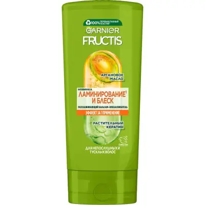 Fructis бальзам ламинирование и блеск 200 мл 
