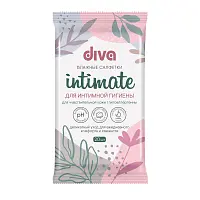 DIVA № 20 влажные салфетки для интимной гигиены для чувств кожи