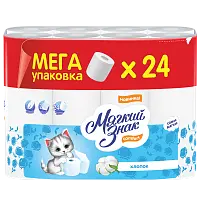 Мягкий Знак туалетная бумага comfort 2 слойная 24 рулона