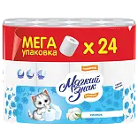 Мягкий Знак туалетная бумага comfort 2 слойная 24 рулона