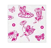 Семья и Комфорт салфетки ромашка-бабочки 100л