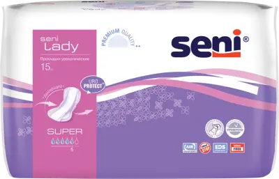 Прокладки урологические BELLA SENI LADY Super 15шт 