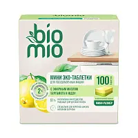 BioMio таблетки для посудомоечной машины бергамот и юдзу 10 г 100 шт