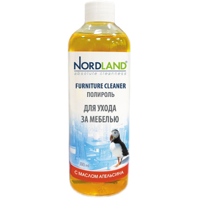 Nordland полироль для ухода за деревом с маслом апельсина 300 мл 