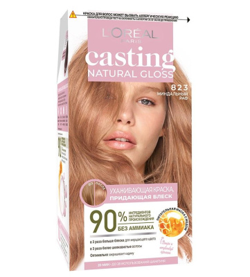 L' Paris Casting краска уход для волос 823 миндальный раф 