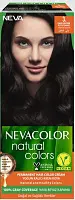Nevacolor Natural Colors стойкая крем краска для волос 3. темный шатен