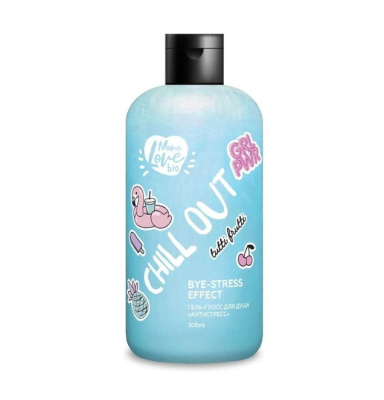 MonoLove Bio гель-глосс для тела Антистресс голубой 300мл 