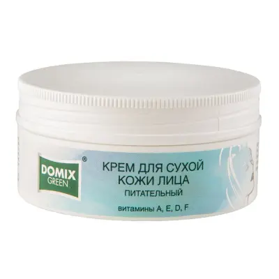 Domix крем для сухой кожи лица питательный с витаминами, E, D, 75 мл 
