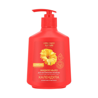 Красная Линия мыло жидкое интимное календула 300 г 