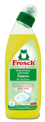 Frosch очиститель унитазов Лимон, 0,75 л. 