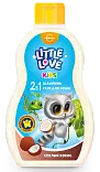 Little love детский шампунь гель для душа 2 в1 спелый кокос 400 мл