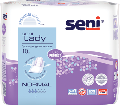 BELLA Прокладки урологические SENI LADY Normal 10шт 