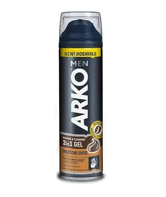 Arko men гель 2 в 1 для бритья и умывания coffe 200 мл